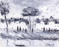 Hamid Alvi, 08 x 10 inch, Oil on Canvas, Landscape Painting, AC-HA-029